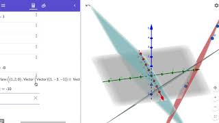 Graphing Planes in 3D using Geogebra [upl. by Arataj]