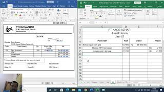 JURNAL PERUSAHAAN MANUFAKTUR DOK 1 8 [upl. by Gnov231]