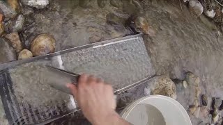 Gold prospecting for beginners watch and learn [upl. by Arica]