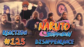 Naruto Shippuden  Episode 125  Disappearance  Group Reaction [upl. by Anaic506]