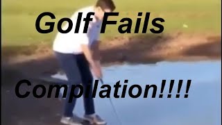 Funny Golf Fails Compilation  golfeRules [upl. by Ykvir]