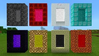 8 Portals in Minecraft [upl. by Andert]