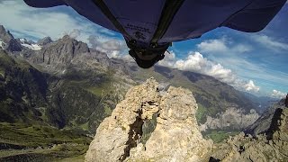 GoPro Wingsuit Flight Through 2 Meter Cave  Uli Emanuele [upl. by Lashondra]