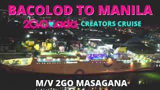 Bacolod to Manila by Ferry  2GO Masagana  Philippines Travel [upl. by Placida]