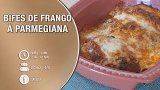 Bifes de Frango à parmegiana  Receita para Bimby  Thermomix [upl. by Alleynad413]