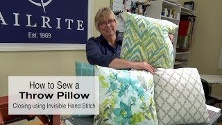 How to Sew a Throw Pillow [upl. by Myrna]