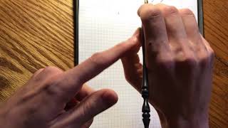 Handwriting  Muscular Movement Palmer Method Grip and Action [upl. by Nedah]