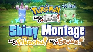 152 SHINY MONTAGE Pokemon Lets GO Pikachu and Eevee Epic Shiny Reactions and Funny Moments [upl. by Avehstab]