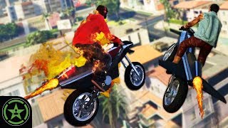 Lets Play GTA V  Rocket Bikes [upl. by Arlo225]