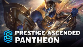 Prestige Ascended Pantheon Skin Spotlight  League of Legends [upl. by Ecirtemed353]