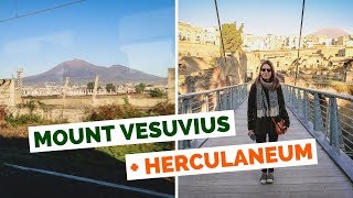 Mount Vesuvius and Herculaneum Day Trip in Naples Italy [upl. by Nydnarb]