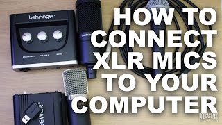 How To Connect an XLR Mic to Computer for Beginners [upl. by Asile]