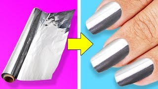 26 NAIL HACKS EVERY GIRL SHOULD TRY [upl. by Sisxela]