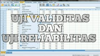 Tutorial Uji Validitas dan Uji Reliabilitas SPSS Lengkap Beserta Interpretasinya [upl. by Odille27]