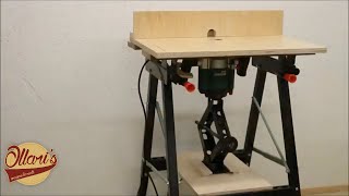 Quick and Easy Portable Router Table DIY [upl. by Bluhm309]