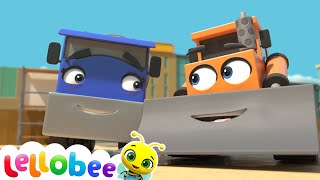 Lets BUILD Building Site Song  Nursery Rhymes and Kids Songs  Lellobee [upl. by Tye]