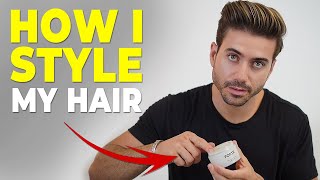 HOW I STYLE MY HAIR daily routine Alex Costa Hairstyle [upl. by Halsey915]