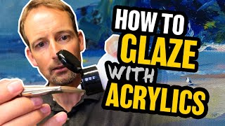 How to Glaze with Acrylics [upl. by Parik]