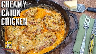 Creamy Cajun Chicken Recipe [upl. by Caiaphas880]