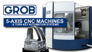 INCREDIBLE 5Axis CNC Machines GROB Factory Tour [upl. by Merriott]