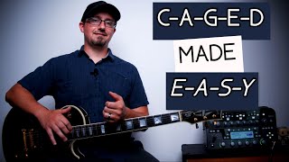 Caged System For Guitar Explained Easy Beginners [upl. by Tia]