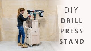 DIY Mobile Drill Press Stand [upl. by Nies]