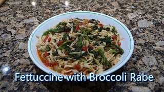 Italian Grandma Makes Fettuccine with Broccoli Rabe [upl. by Jemena]