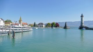 Lindau am Bodensee mit dem schönen Hafen und Stadtpark [upl. by Aivil627]