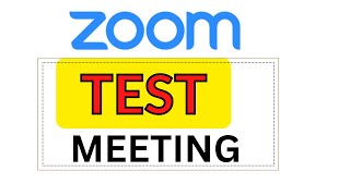 Join a Zoom Test Meeting Tutorial for Beginners [upl. by Gayel]