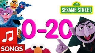 Sesame Street 020 Counting Songs  Number of the Day Compilation [upl. by Atnaloj]