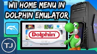 Install Wii Home Menu amp Channels On Dolphin Emulator PC Windows 10 [upl. by Malinowski]