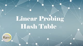 Linear Probing Hash Table [upl. by Manella]