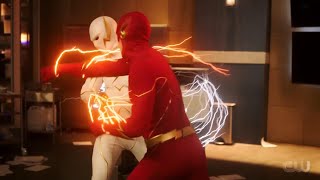 The Flash 7x15 Barry vs Godspeed clones fight [upl. by Suoicserp656]