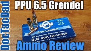 PPU 65 Grendel  Ammo Breakdown  Review [upl. by Natalee]