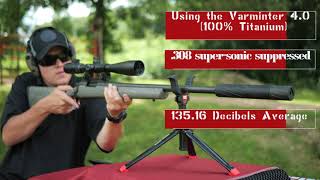 BANISH 30 formerly Varminter 40 Silencer Testing with Sound Meter 308 Rounds [upl. by Einitsed]