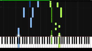 Rondeau Abdelazer Suite  Henry Purcell  Piano Tutorial  Synthesia  How to play [upl. by Daria]