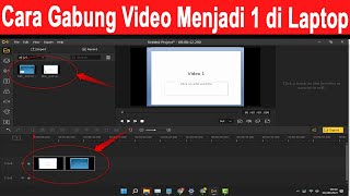 Cara Menggabungkan Video Menjadi Satu di Laptop [upl. by Arahsit147]