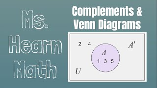 Set Theory Chapter Venn Diagrams and Complements of Sets [upl. by Arahsak148]