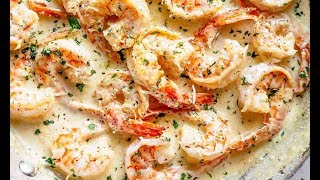 Creamy Garlic Parmesan Shrimp [upl. by Romonda]