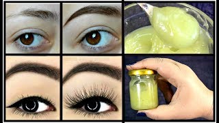 Homemade Serum To Grow Thicker Eyebrows amp EyeLashes In 3 Days [upl. by Anyek429]