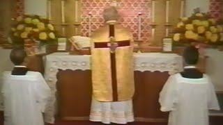 Fr Gommar A DePauw Traditional Catholic Mass [upl. by Efram]