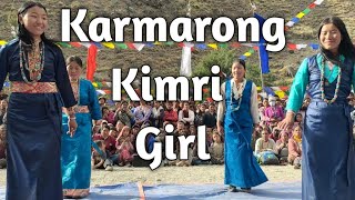 Karmarong kimri girl dance performance [upl. by Ecurb876]