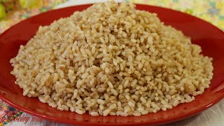 Comment Cuire Parfaitement Du riz Brun  How to cook brown rice perfectly [upl. by Tanaka]