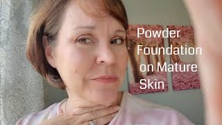 Laura Geller Balance and Brighten Power Foundation On Mature Skin [upl. by Kev]