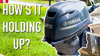 Yamaha F25 Outboard One Year Review  Torture Test [upl. by Deland724]