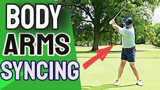 ARMS VS BODY GOLF SWING  STOP Getting It Wrong Ball Striking Nirvana [upl. by Nwhas312]