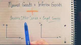 Normal amp Inferior Good  Income Offer amp Engel Curve [upl. by Wendalyn]