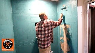 How to Build a WalkIn Shower Part 3  Waterproofing KBRS ShowerSlope [upl. by Nyletac481]