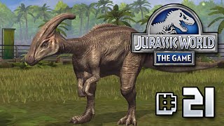 PARASAUROLOPHUS  Jurassic World  The Game  Ep 21 HD [upl. by Amahcen]