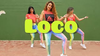 Loco  Justin Quiles Chimbala Lennox ZUMBA coreografía zumba loco chimbala [upl. by Ennayram]